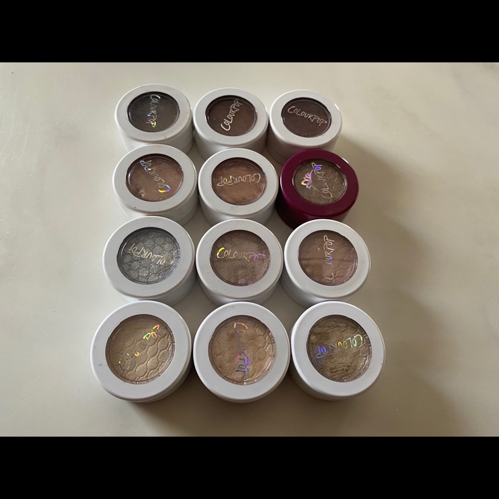 Colourpop Super Shock Shadows (set of 12)